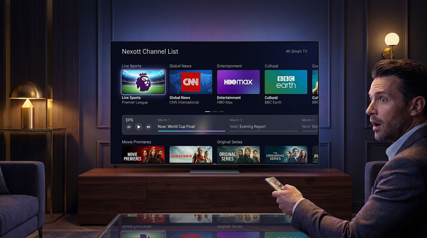 The Complete Nexott Channel List (2026): A Comprehensive Guide to Sports, Movies, and Global TV Nexott Channel List
